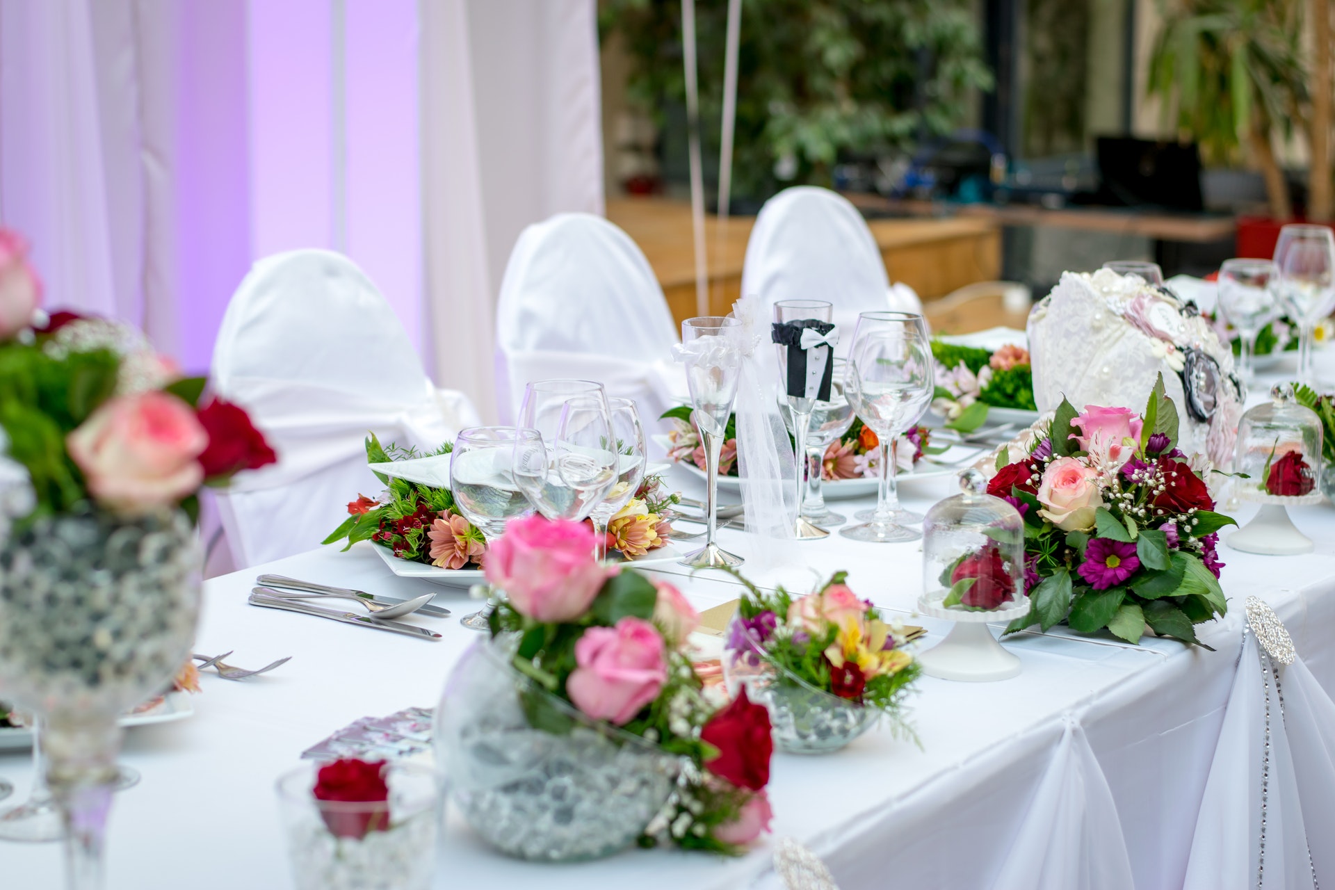 LED lighting for weddings can save money and energy.